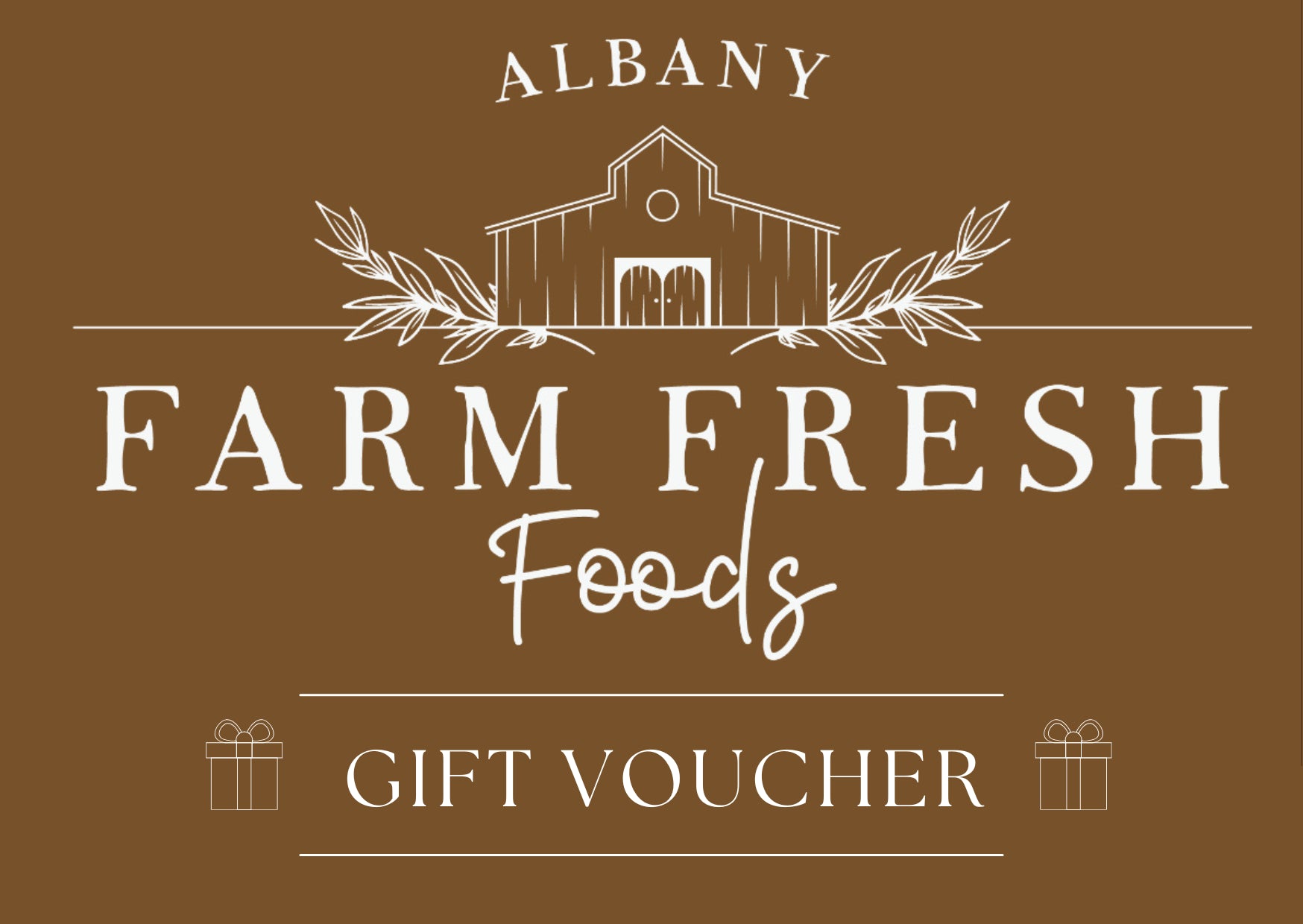 Gift Voucher - Albany Farm Fresh Foods